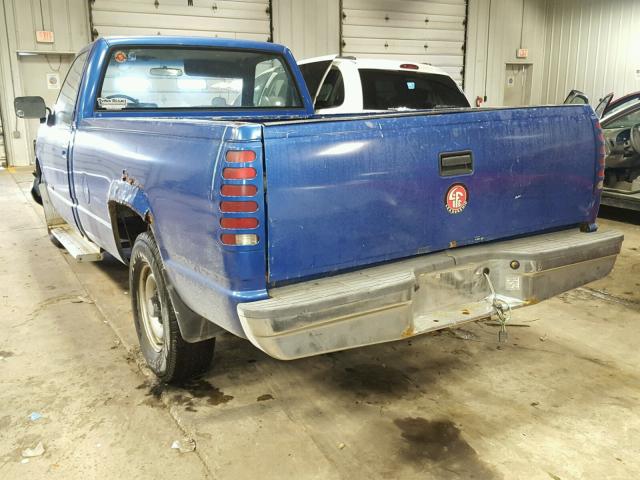 1GTFC24C6LE549663 - 1990 GMC SIERRA C25 BLUE photo 3