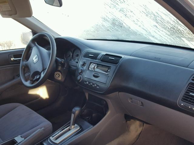 2HGES16503H522010 - 2003 HONDA CIVIC LX SILVER photo 9