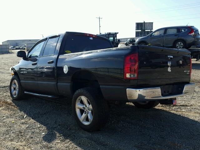 1D7HU18216J107621 - 2006 DODGE RAM 1500 S BLACK photo 3