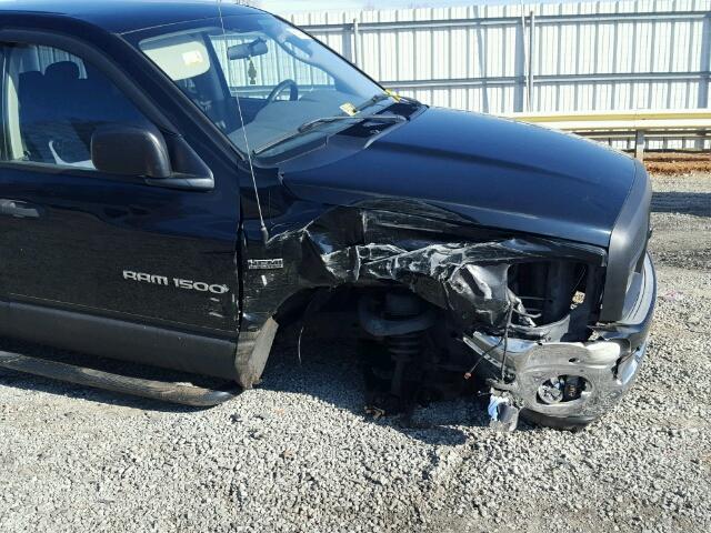 1D7HU18216J107621 - 2006 DODGE RAM 1500 S BLACK photo 9