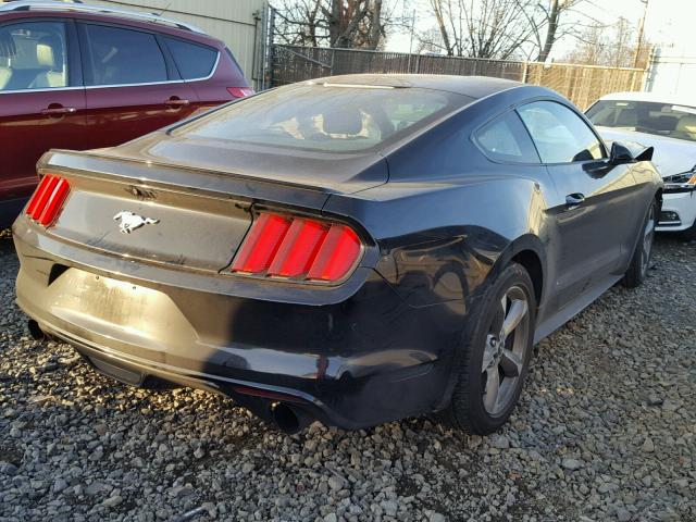 1FA6P8TH2G5269416 - 2016 FORD MUSTANG BLACK photo 4
