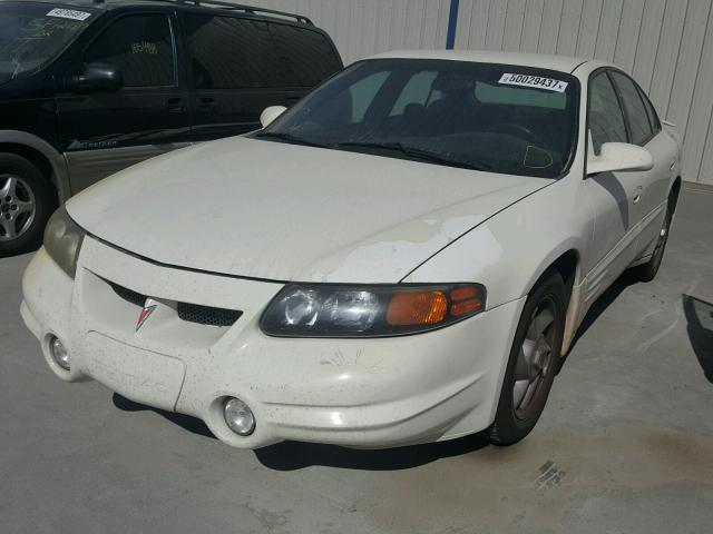 1G2HY54K314206870 - 2001 PONTIAC BONNEVILLE WHITE photo 2