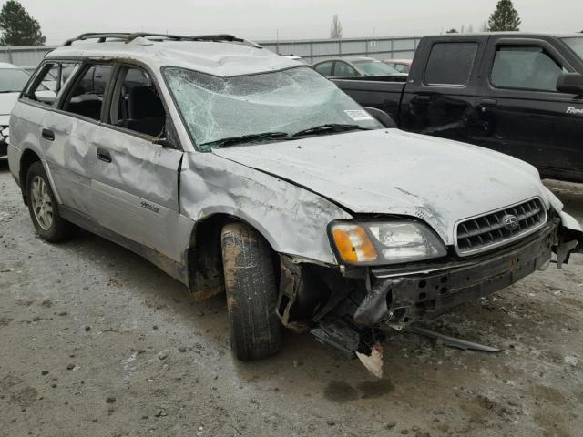 4S3BH675747611176 - 2004 SUBARU LEGACY OUT SILVER photo 1