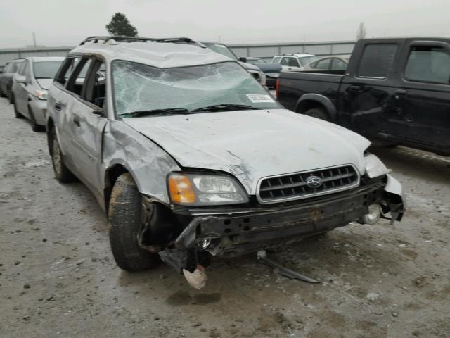 4S3BH675747611176 - 2004 SUBARU LEGACY OUT SILVER photo 9