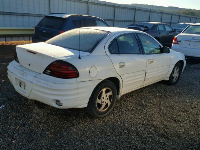 1G2NE52E3XM783979 - 1999 PONTIAC GRAND AM S WHITE photo 4
