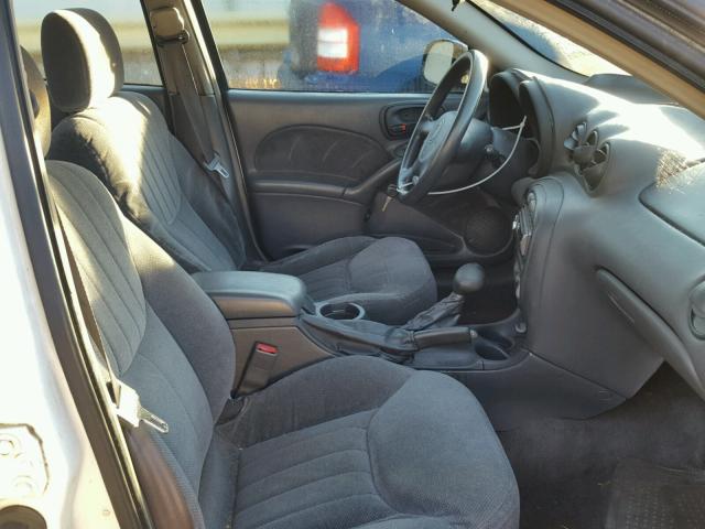1G2NE52E3XM783979 - 1999 PONTIAC GRAND AM S WHITE photo 5