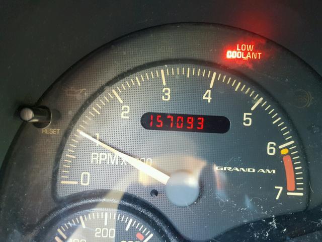 1G2NE52E3XM783979 - 1999 PONTIAC GRAND AM S WHITE photo 8