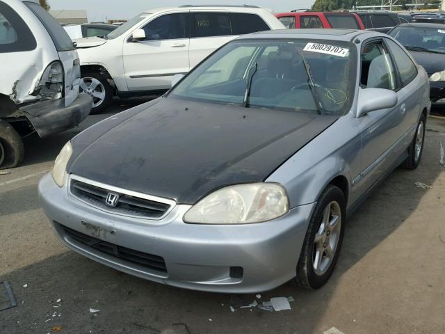 1HGEJ8246YL030049 - 2000 HONDA CIVIC EX ვერცხლისფერი ფოტო 2