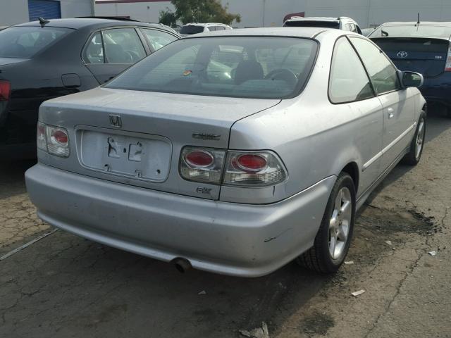 1HGEJ8246YL030049 - 2000 HONDA CIVIC EX ვერცხლისფერი ფოტო 4