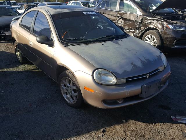 1P3ES46C5YD613065 - 2000 PLYMOUTH NEON BASE 金色 照片 1