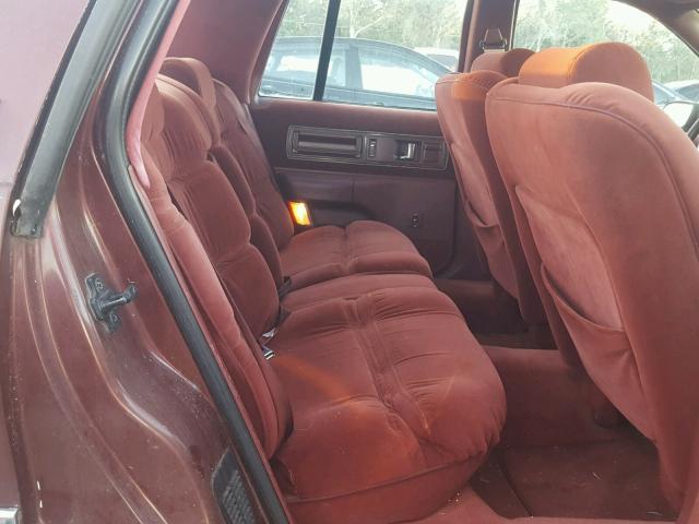 1G4BT5373NR401143 - 1992 BUICK ROADMASTER MAROON photo 6