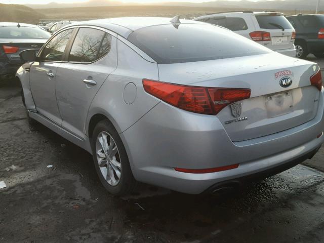 5XXGM4A72DG094800 - 2013 KIA OPTIMA LX SILVER photo 3