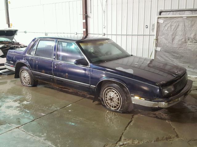 1G4HP5437HH546268 - 1987 BUICK LESABRE CU BLUE photo 1