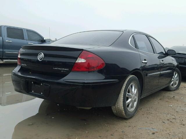 2G4WD562451206529 - 2005 BUICK LACROSSE C BLACK photo 4