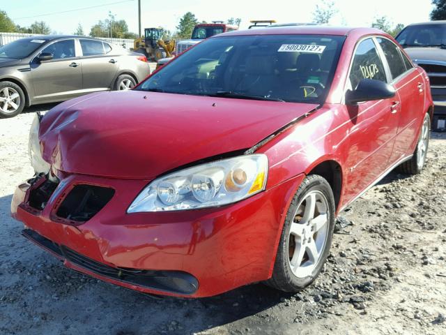 1G2ZG58N774143714 - 2007 PONTIAC G6 BASE RED photo 2