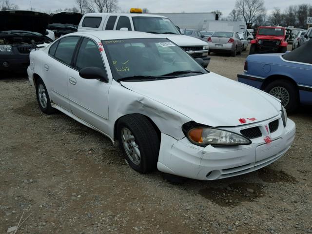 1G2NE52F03C261528 - 2003 PONTIAC GRAND AM S WHITE photo 1