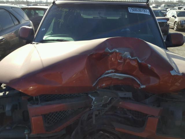 3GNEK13T32G318079 - 2002 CHEVROLET AVALANCHE ORANGE photo 7