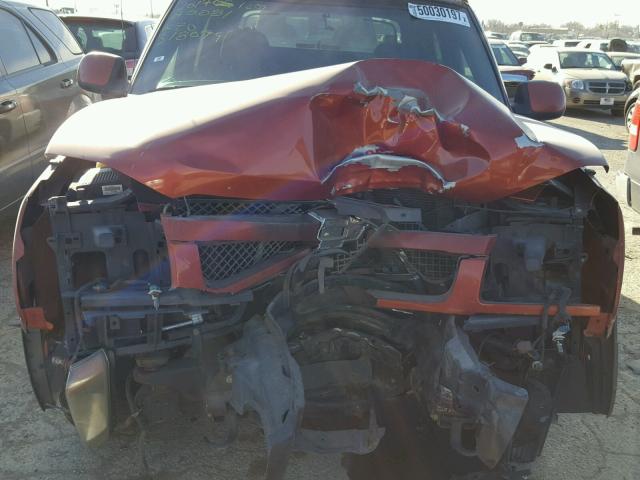 3GNEK13T32G318079 - 2002 CHEVROLET AVALANCHE ORANGE photo 9