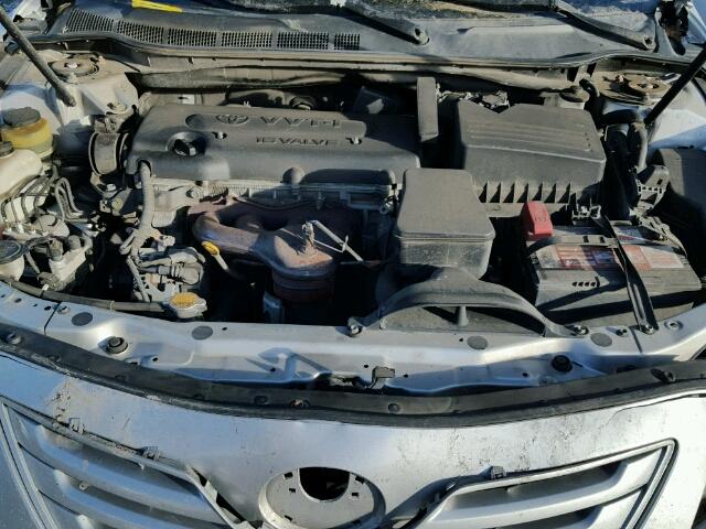 4T1BE46K39U891008 - 2009 TOYOTA CAMRY BASE SILVER photo 7