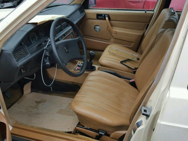 WDBDB22C5FF054087 - 1985 MERCEDES-BENZ 190 D 2.2 BEIGE photo 5