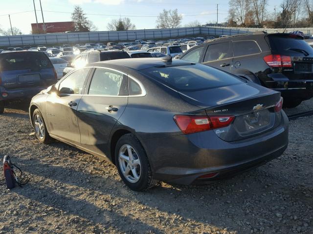 1G1ZB5ST0HF141318 - 2017 CHEVROLET MALIBU LS CHARCOAL photo 3
