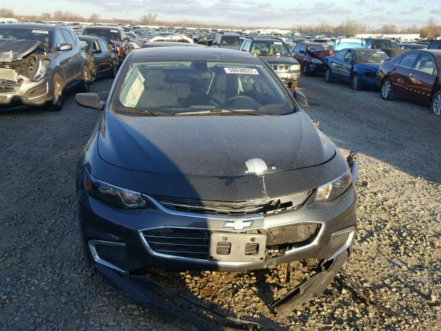 1G1ZB5ST0HF141318 - 2017 CHEVROLET MALIBU LS CHARCOAL photo 9