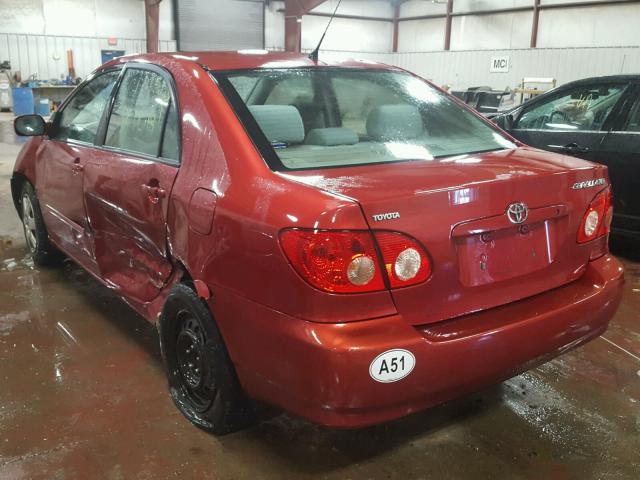 1NXBR32E37Z919269 - 2007 TOYOTA COROLLA CE MAROON photo 3