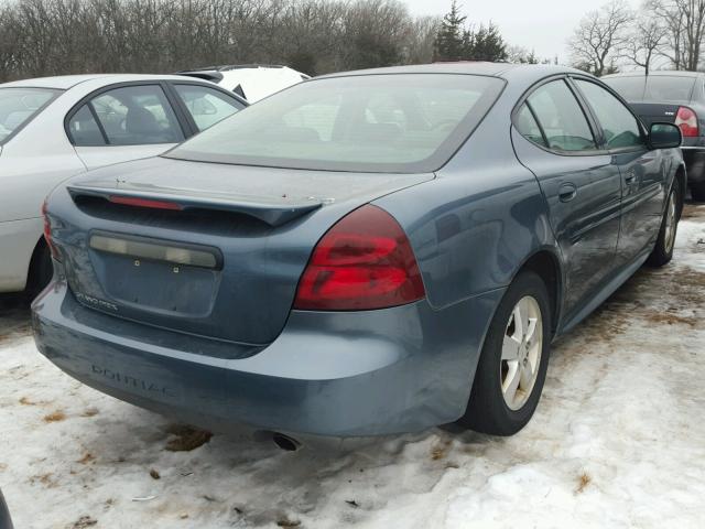 2G2WP552061282171 - 2006 PONTIAC GRAND PRIX BLUE photo 4