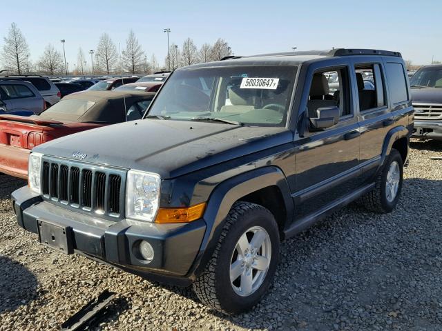 1J8HG48K56C208855 - 2006 JEEP COMMANDER GREEN photo 2