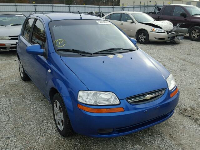 KL1TD66698B124310 - 2008 CHEVROLET AVEO BASE BLUE photo 1