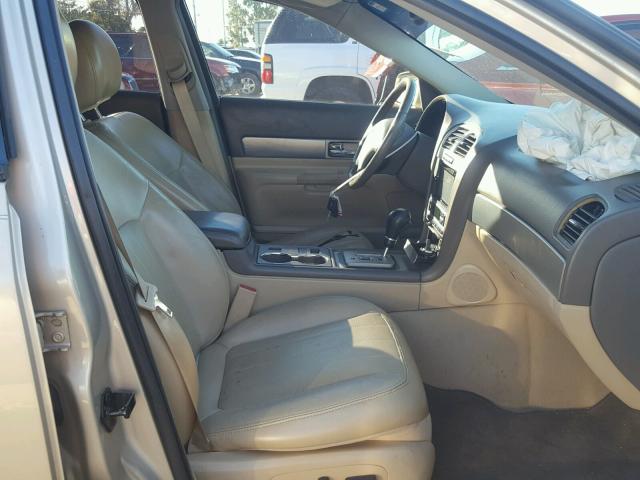 1LNHM87A95Y665276 - 2005 LINCOLN LS BEIGE photo 5