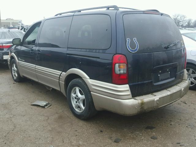 1GMDX13E12D297880 - 2002 PONTIAC MONTANA LU BLUE photo 3