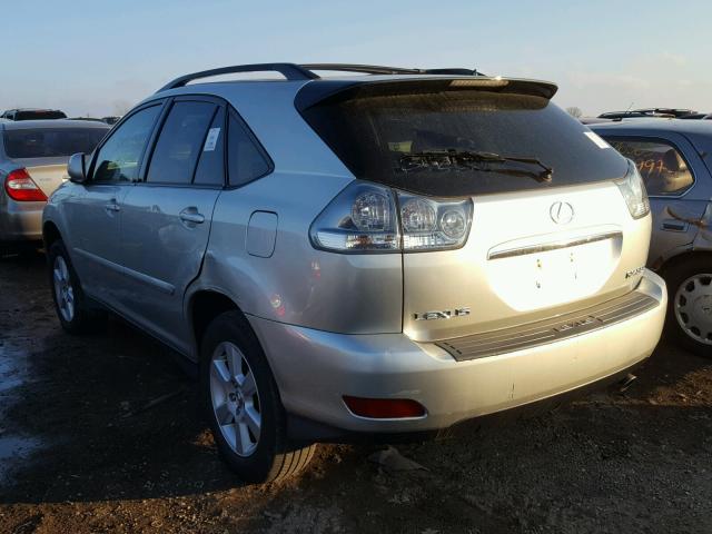 JTJHA31U340020149 - 2004 LEXUS RX 330 SILVER photo 3