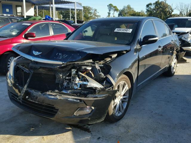 KMHGC46F19U058564 - 2009 HYUNDAI GENESIS 4. BLACK photo 2