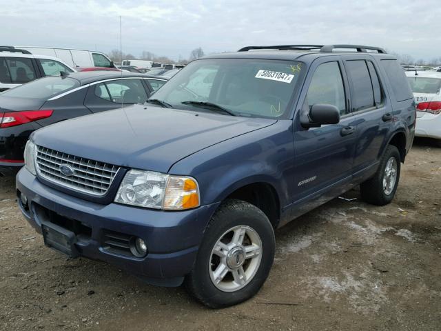 1FMZU73K04UA45015 - 2004 FORD EXPLORER X BLUE photo 2