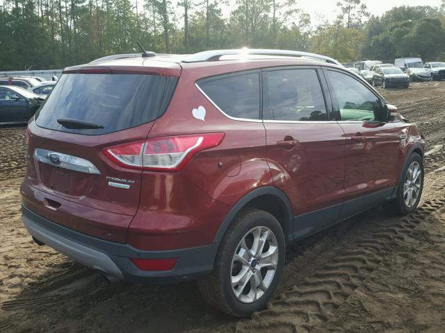 1FMCU0J97EUA46239 - 2014 FORD ESCAPE TIT RED photo 4