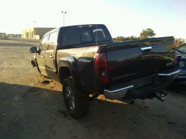 1GTDT13L898111415 - 2009 GMC CANYON BLACK photo 3