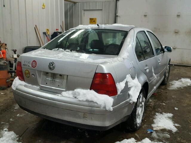 3VWST29M11M021856 - 2001 VOLKSWAGEN JETTA GLS SILVER photo 4