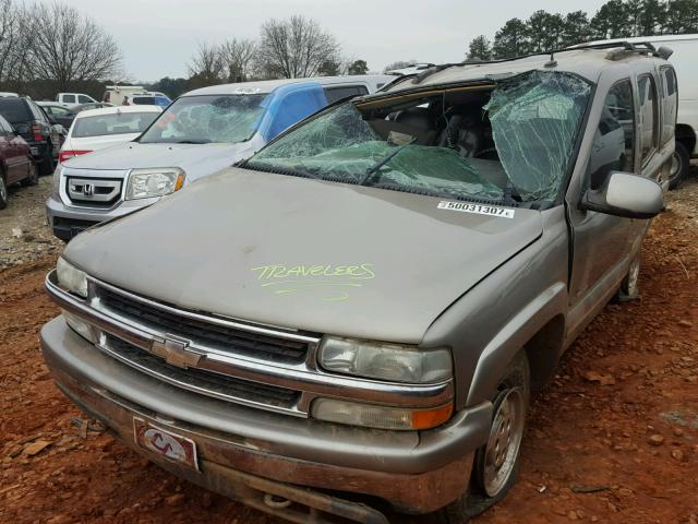 1GNEC13Z72J308123 - 2002 CHEVROLET TAHOE C150 TAN photo 2