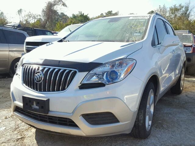 KL4CJASB0FB115669 - 2015 BUICK ENCORE WHITE photo 2