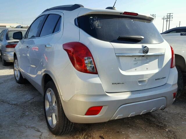 KL4CJASB0FB115669 - 2015 BUICK ENCORE WHITE photo 3