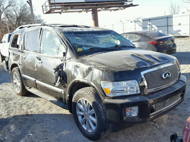 5N3AA08C48N901938 - 2008 INFINITI QX56 BLACK photo 1