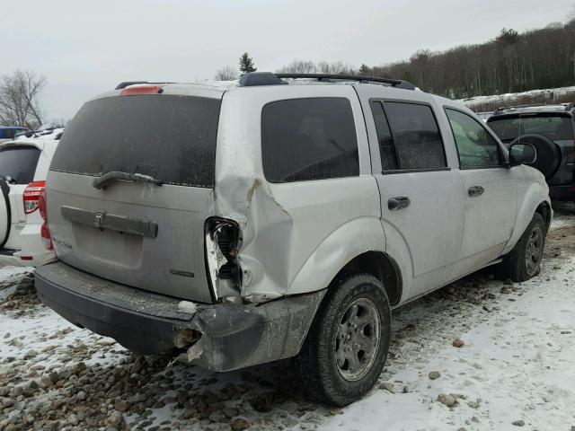 1D8HB38NX8F118128 - 2008 DODGE DURANGO SX SILVER photo 4