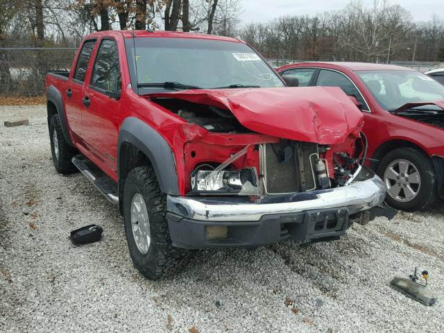 1GCDT136958292660 - 2005 CHEVROLET COLORADO RED photo 1