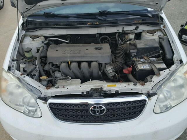 2T1BR32E96C569839 - 2006 TOYOTA COROLLA CE WHITE photo 7