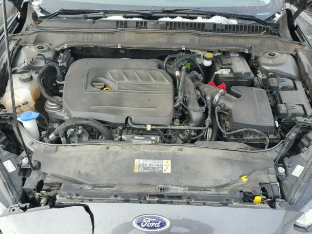 3FA6P0HD8GR367872 - 2016 FORD FUSION SE GRAY photo 7