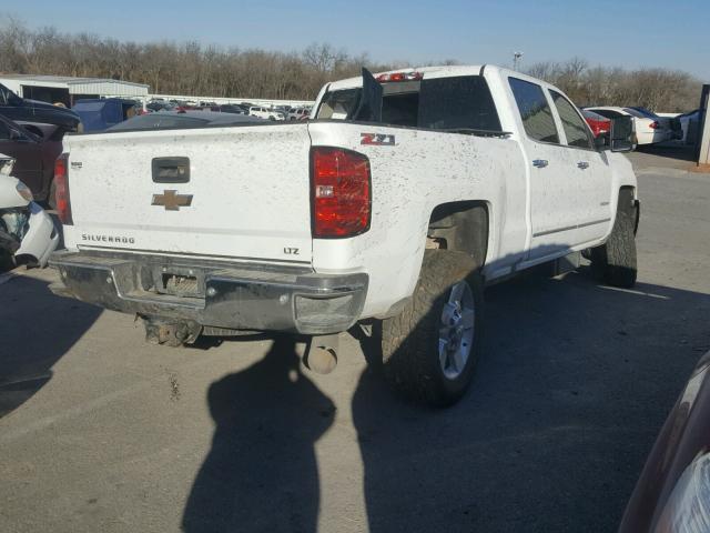 1GC1KWE8XGF265371 - 2016 CHEVROLET SILVERADO WHITE photo 4