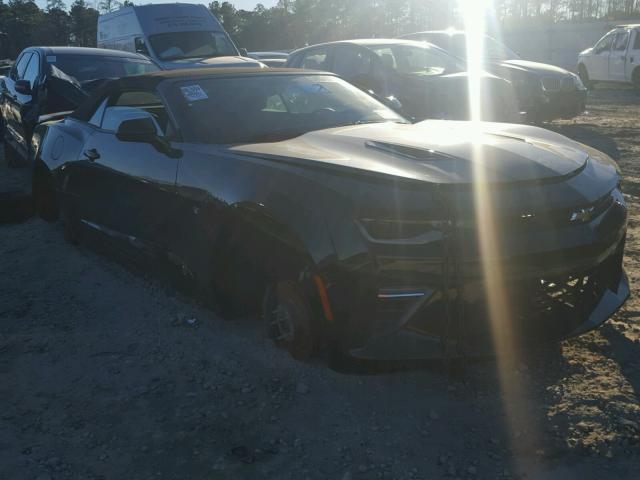 1G1FF3D70H0206067 - 2017 CHEVROLET CAMARO SS Negro foto 1