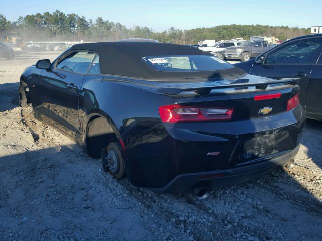 1G1FF3D70H0206067 - 2017 CHEVROLET CAMARO SS Negro foto 3