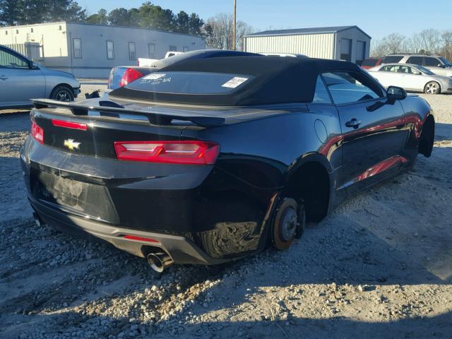 1G1FF3D70H0206067 - 2017 CHEVROLET CAMARO SS Negro foto 4